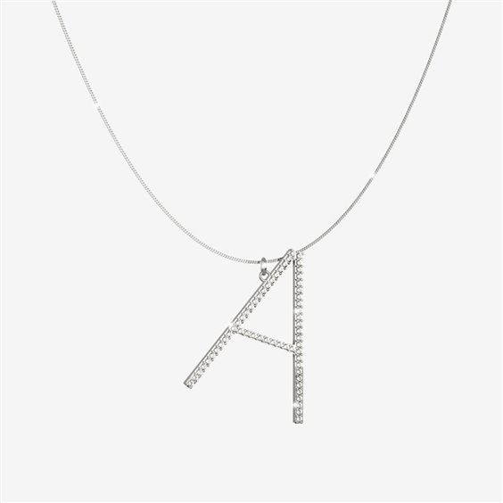 Collar Rebecca Mujer My World Alphabet in Plata SWAKAA01 - SWAKAA01